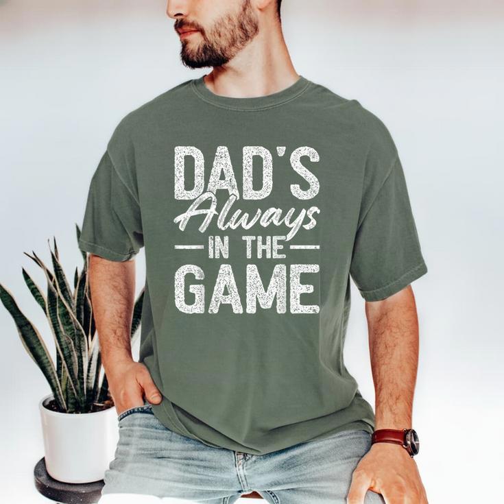 Dad Baseball For Men Baseball Dad's Always In The Game Men's Comfort Colors T-Shirt