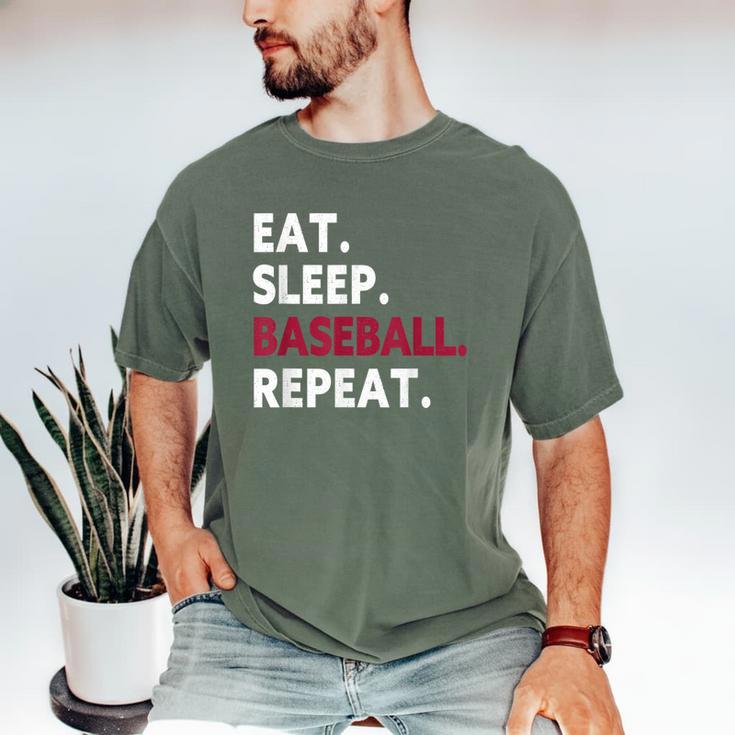 Eat Sleep Baseball Repeat Baseball Player Men's Comfort Colors T-Shirt
