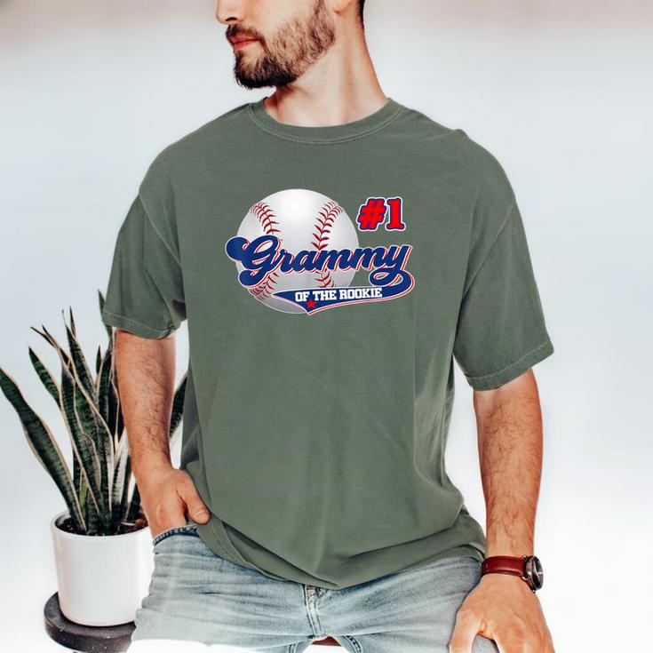 Grammy Rookie Of Year 1st Birthday Baseball Theme Matching Men's Comfort Colors T-Shirt