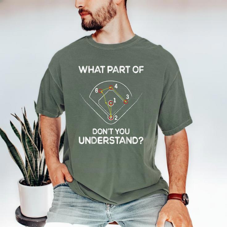 What Part Of Dont You Understand 6432 Baseball Men's Comfort Colors T-Shirt