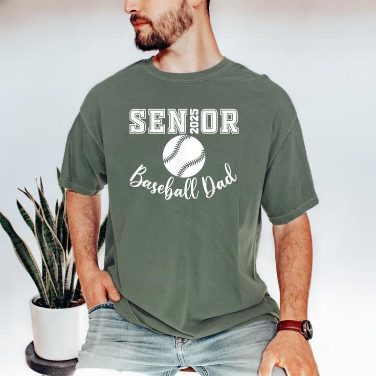 Senior 2025 Baseball Dad Baseball Class Of 2025 Graduation Men's Comfort Colors T-Shirt