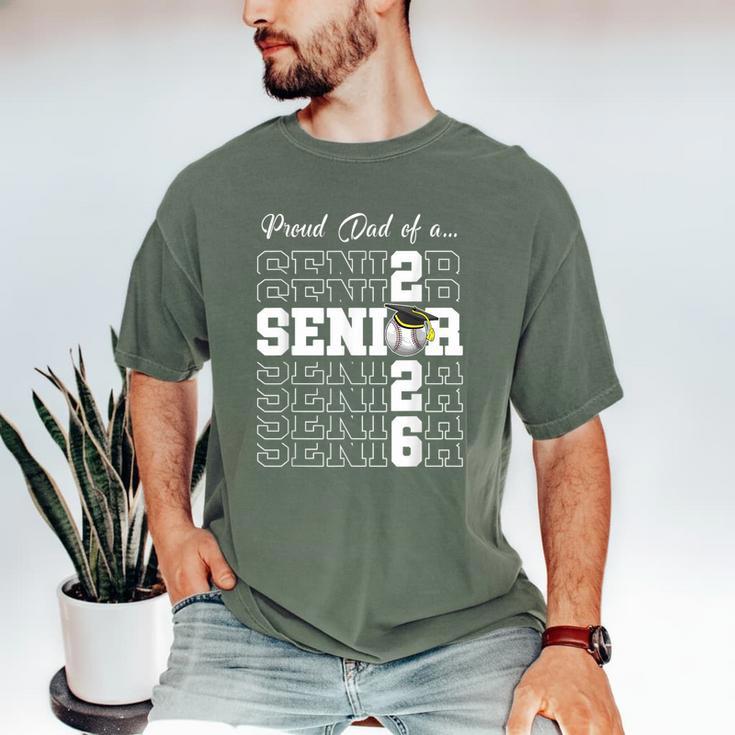 Senior 2026 Baseball Dad Class Of 2026 Proud Dad Men's Comfort Colors T-Shirt