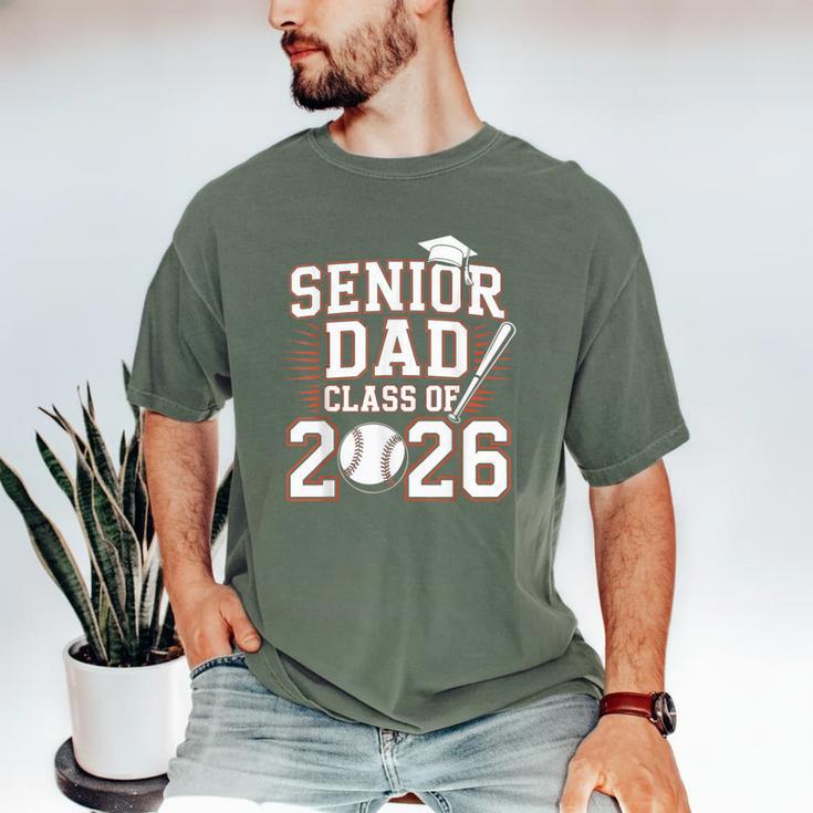Senior Dad Class Of 2026 Graduate Baseball 2026 Graduation Men's Comfort Colors T-Shirt