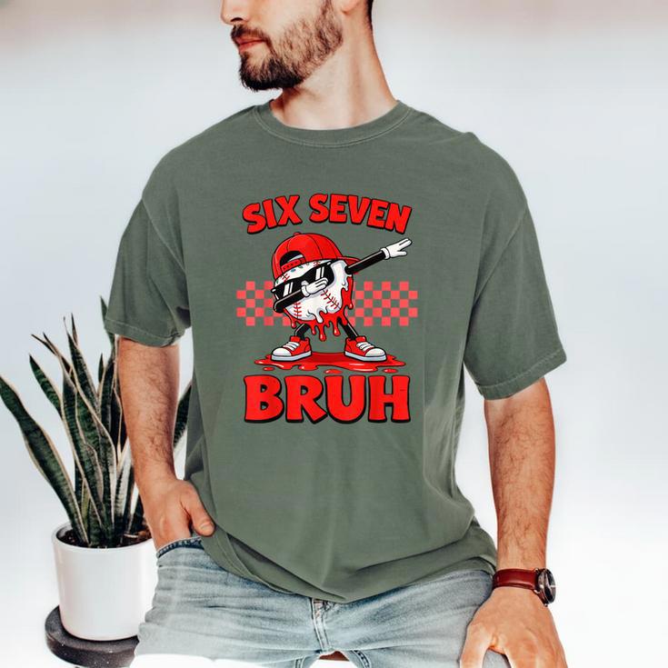 Six Seven 67 Bruh Baseball Valentine’s Day Teens Boys Kids Men's Comfort Colors T-Shirt