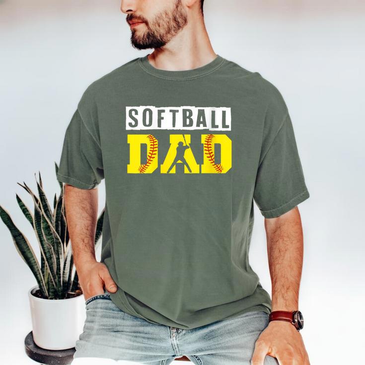 Softball Dad Like A Baseball Dad Definition Men's Comfort Colors T-Shirt