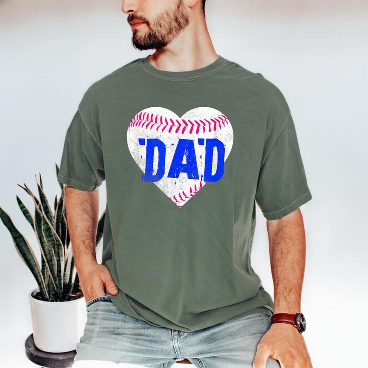 Softball Dad Baseball Dad Tee Ball Dad Men's Comfort Colors T-Shirt