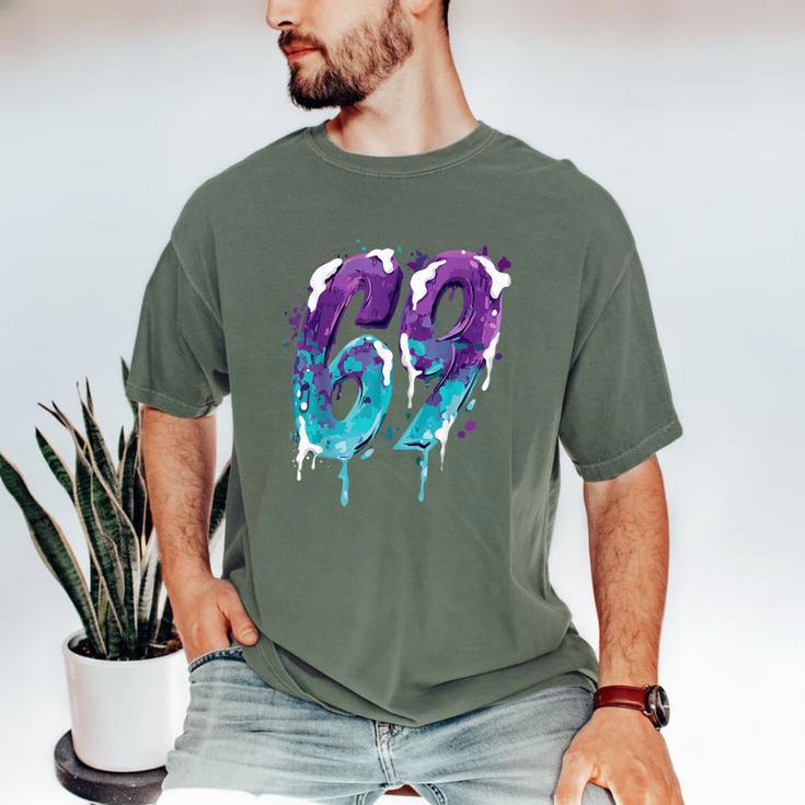 Vintage Baseball 69 Number Men's Comfort Colors T-Shirt