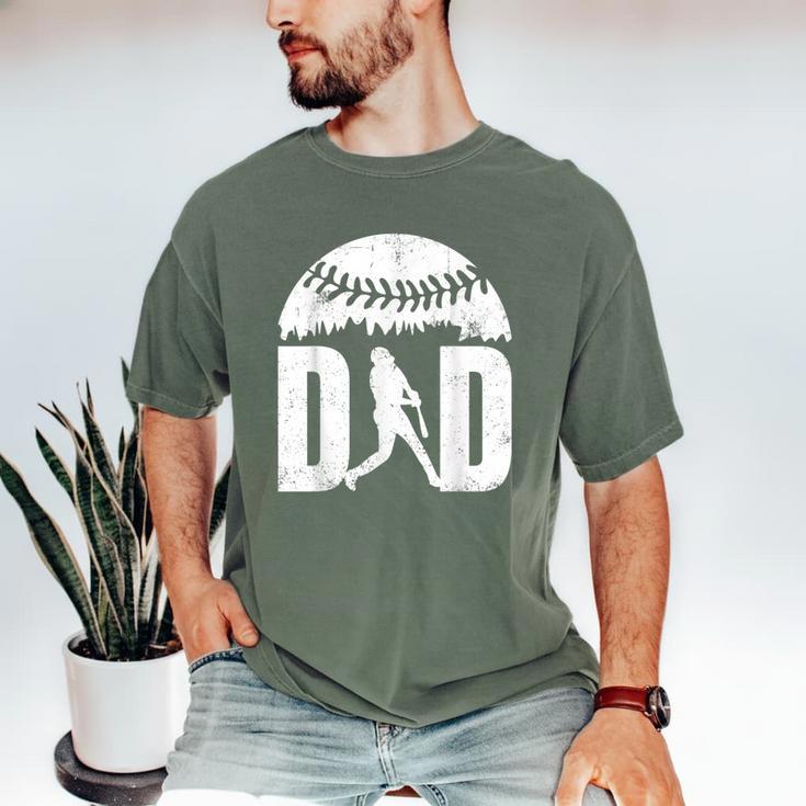 Vintage Baseball Dad Clothing Daddy Father's Day Men's Comfort Colors T-Shirt