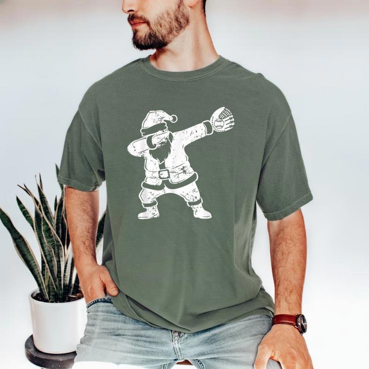 Vintage Dabbing Santa Christmas Baseball Xmas Costume Men's Comfort Colors T-Shirt