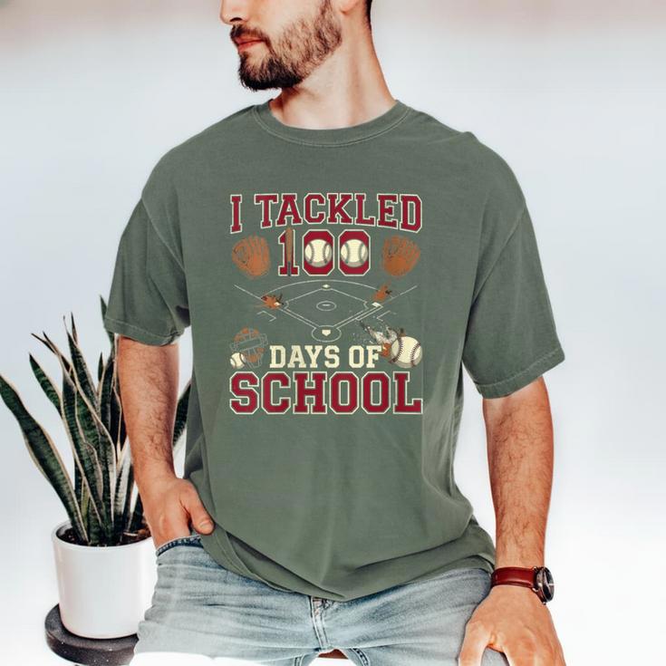Women's 100 Days Of School Boys Kids Baseball Men's Comfort Colors T-Shirt