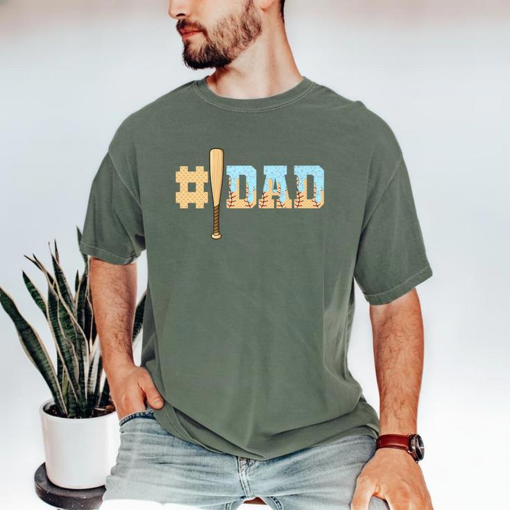 1 Dad Baseball Ice Cream Drip Fathers Day Baseball Daddy Premium Men's Comfort Colors T-Shirt 1 Dad Baseball Ice Cream Drip Fathers Day Baseball Daddy Premium Men's Comfort Colors T-Shirt