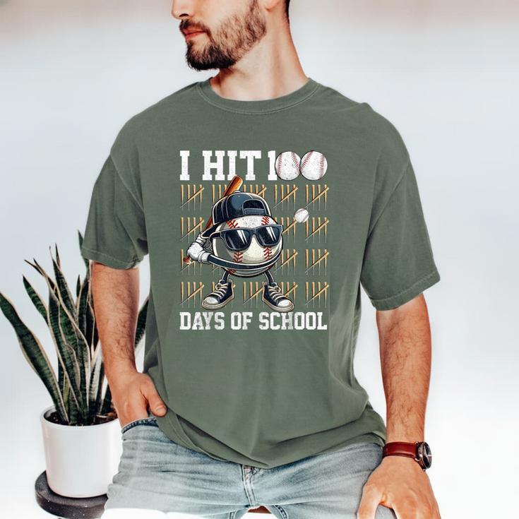 100 Days Of School Boys Kids 100th Day Balls Baseball Kids Men's Comfort Colors T-Shirt 100 Days Of School Boys Kids 100th Day Balls Baseball Kids Men's Comfort Colors T-Shirt