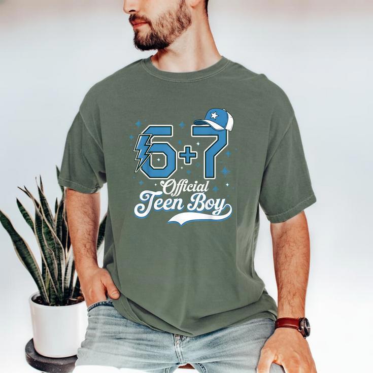 6 7 Meme Official Teenager 13th Birthday Baseball Boy Men's Comfort Colors T-Shirt