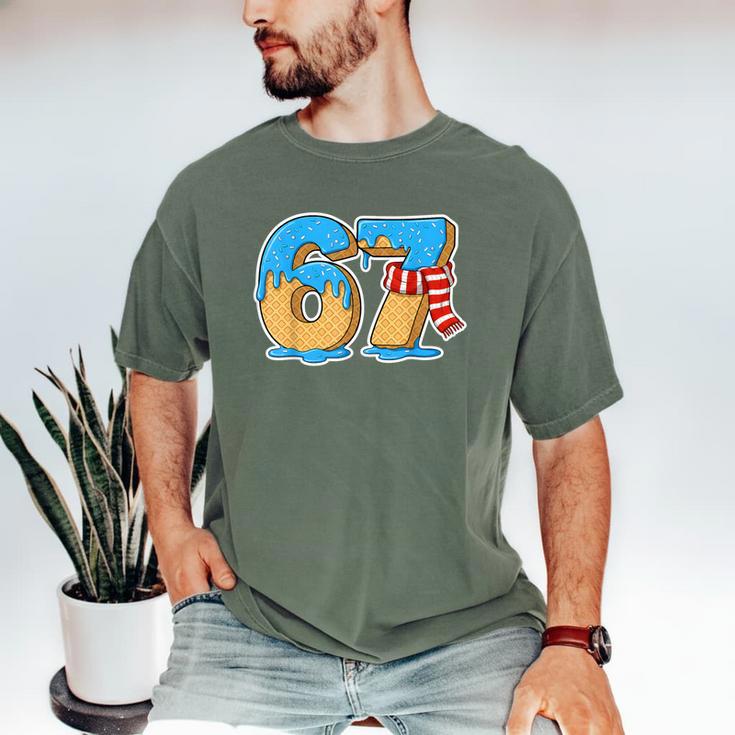 67 Ice Cream Drip Six Seven Baseball Drip 67 Boys Meme Men's Comfort Colors T-Shirt