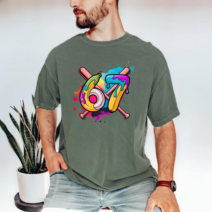 Banana Baseball 67 Ice Cream Drip Meme Men's Comfort Colors T-Shirt Banana Baseball 67 Ice Cream Drip Meme Men's Comfort Colors T-Shirt