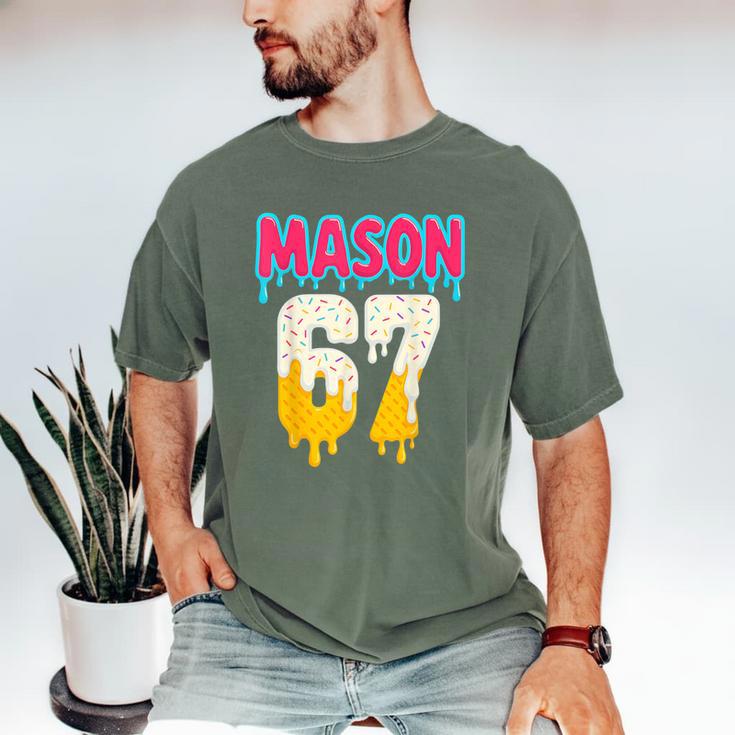 Baseball 6 7 Ice Cream Drip Number 67 Six Seven Meme Men's Comfort Colors T-Shirt Baseball 6 7 Ice Cream Drip Number 67 Six Seven Meme Men's Comfort Colors T-Shirt