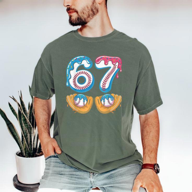 Baseball 67 Ice Cream Drip 67 Meme Player T-Shirt Men's Comfort Colors T-Shirt Baseball 67 Ice Cream Drip 67 Meme Player T-Shirt Men's Comfort Colors T-Shirt