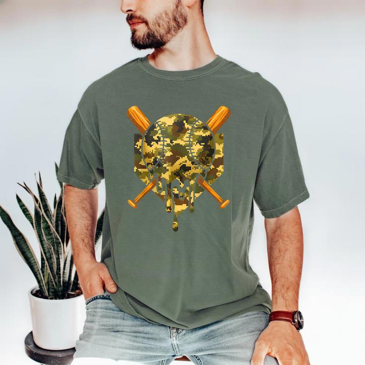 Baseball Camo Boys Ice Cream Youth Baseball Men's Comfort Colors T-Shirt Baseball Camo Boys Ice Cream Youth Baseball Men's Comfort Colors T-Shirt