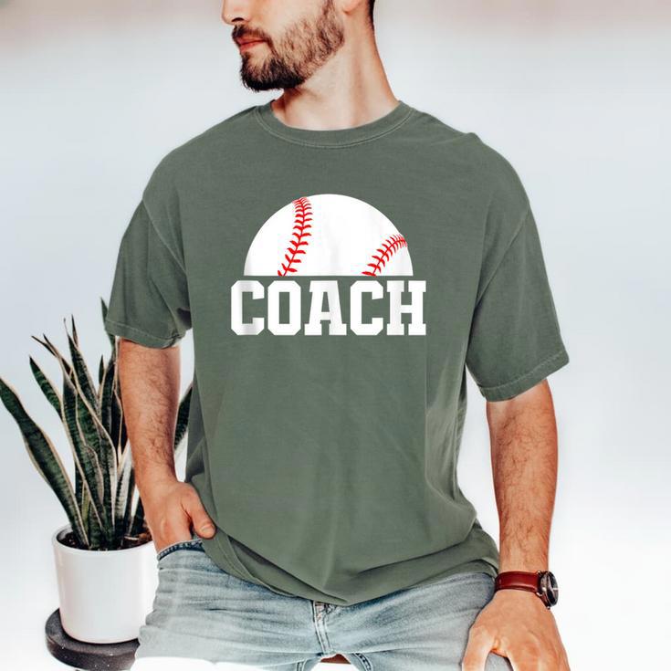 Baseball Coach Little League Baseball Dad Athletic Sports Men's Comfort Colors T-Shirt