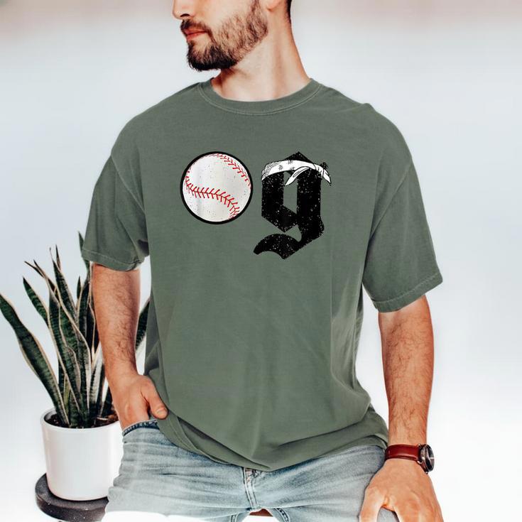 Baseball Dad Coach Old Head OG Old School Baller White Men's Comfort Colors T-Shirt Baseball Dad Coach Old Head OG Old School Baller White Men's Comfort Colors T-Shirt