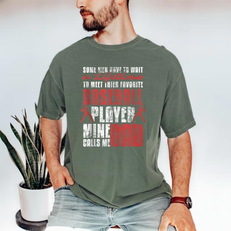 Baseball Dad Cute Love Sports Pitcher Catcher Baseball Men's Comfort Colors T-Shirt Baseball Dad Cute Love Sports Pitcher Catcher Baseball Men's Comfort Colors T-Shirt