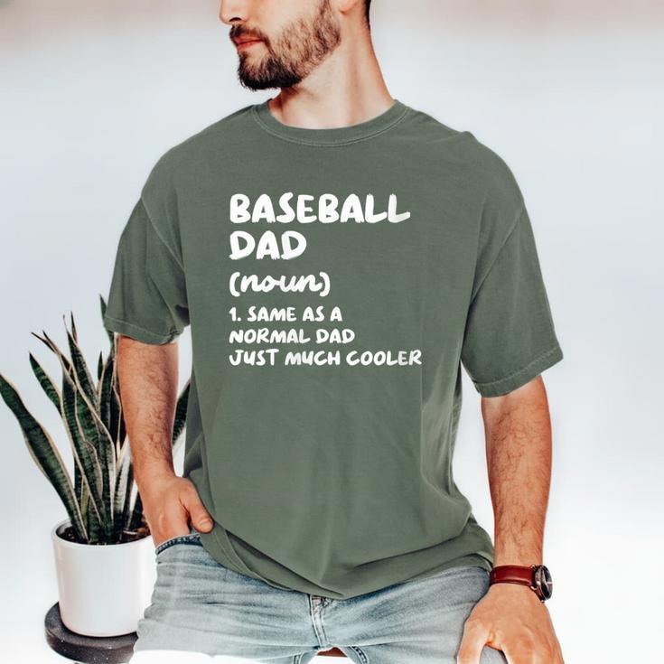 Baseball Dad Definition Men's Comfort Colors T-Shirt Baseball Dad Definition Men's Comfort Colors T-Shirt