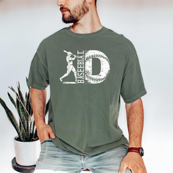 Baseball Dad Graphic Design For Sports Enthusiasts Men's Comfort Colors T-Shirt Baseball Dad Graphic Design For Sports Enthusiasts Men's Comfort Colors T-Shirt