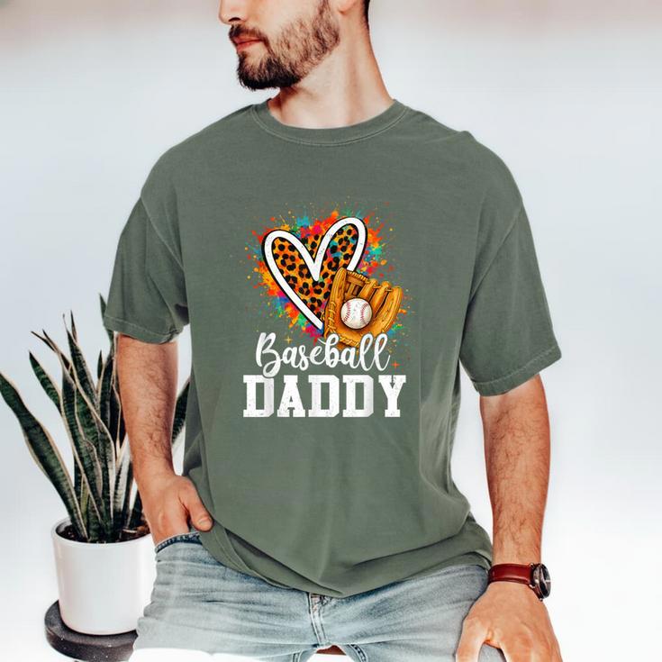 Baseball Daddy Fathers Day Men's Comfort Colors T-Shirt