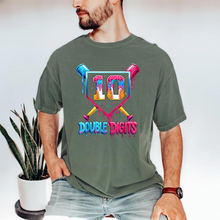 Baseball Drip 10th Birthday Boy Double Digits Ice Cream Drip Men's Comfort Colors T-Shirt Baseball Drip 10th Birthday Boy Double Digits Ice Cream Drip Men's Comfort Colors T-Shirt