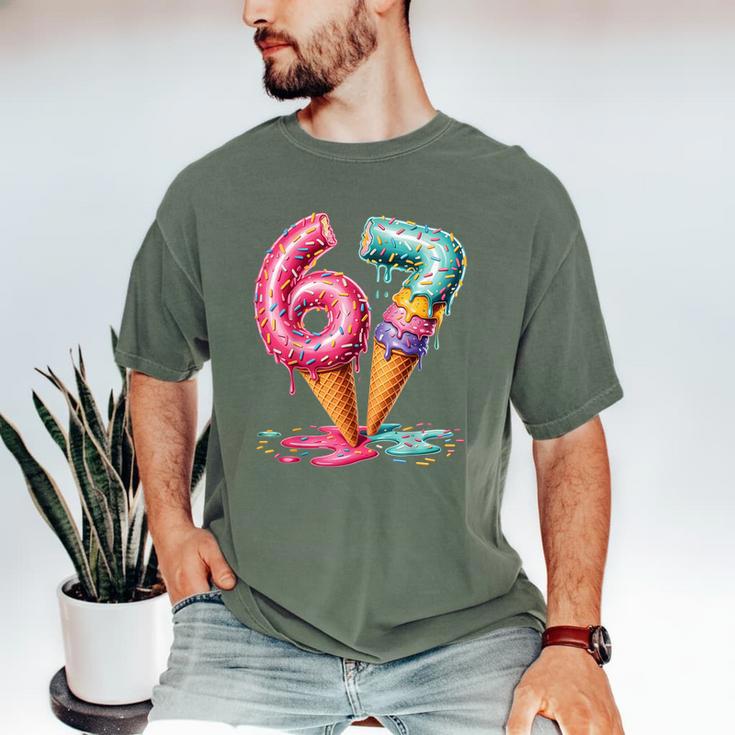 Baseball Drip Ice Cream 67 Men's Comfort Colors T-Shirt Baseball Drip Ice Cream 67 Men's Comfort Colors T-Shirt