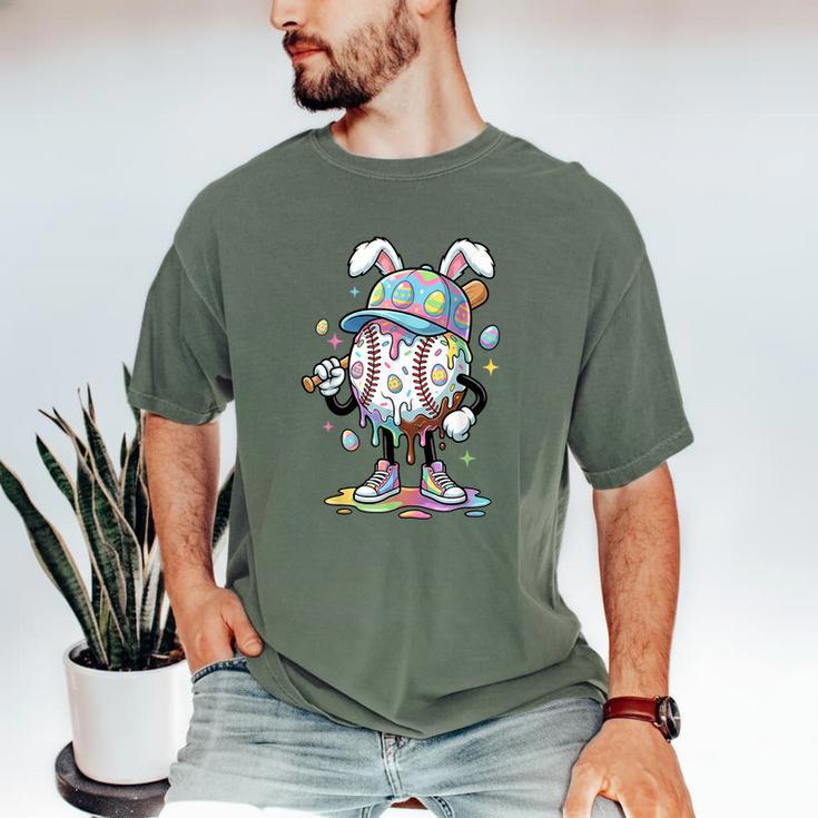 Baseball Drip Ice Cream Apparel Youth Boy Easter Day Men's Comfort Colors T-Shirt Baseball Drip Ice Cream Apparel Youth Boy Easter Day Men's Comfort Colors T-Shirt