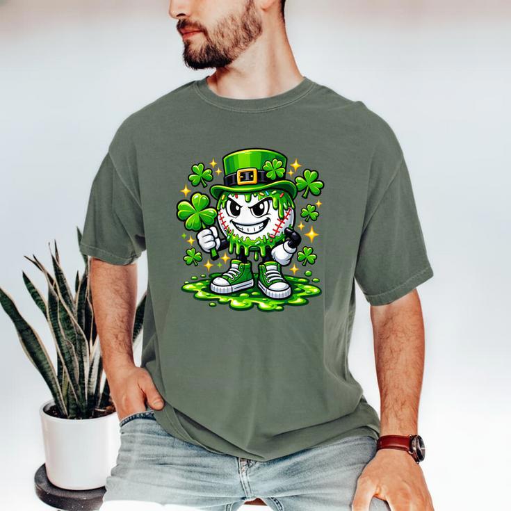 Baseball Drip Icecream Apparel Youth Boy St Patrick Day Men's Comfort Colors T-Shirt Baseball Drip Icecream Apparel Youth Boy St Patrick Day Men's Comfort Colors T-Shirt