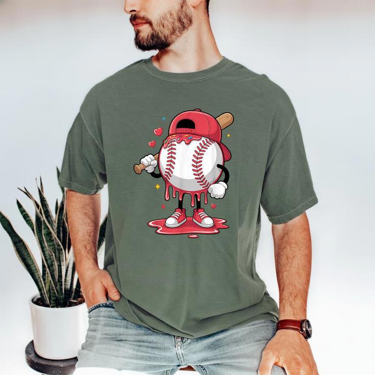 Baseball Drip Icecream Boy Kids Valentine Men's Comfort Colors T-Shirt Baseball Drip Icecream Boy Kids Valentine Men's Comfort Colors T-Shirt
