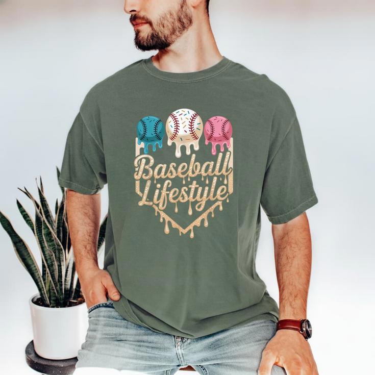 Baseball Drip Icecream Men's Comfort Colors T-Shirt