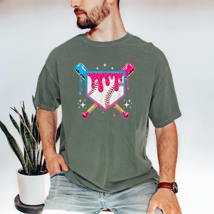 Baseball Drip Purple Glove Respect The Drip Youth Boys Girls Men's Comfort Colors T-Shirt