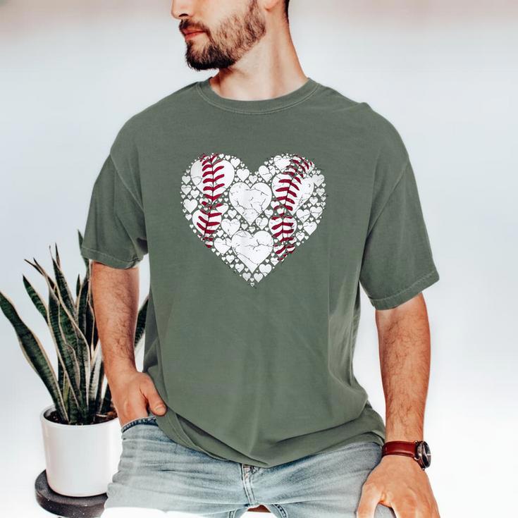 Baseball Heart Love Game Sports Fan Game Day Men's Comfort Colors T-Shirt Baseball Heart Love Game Sports Fan Game Day Men's Comfort Colors T-Shirt