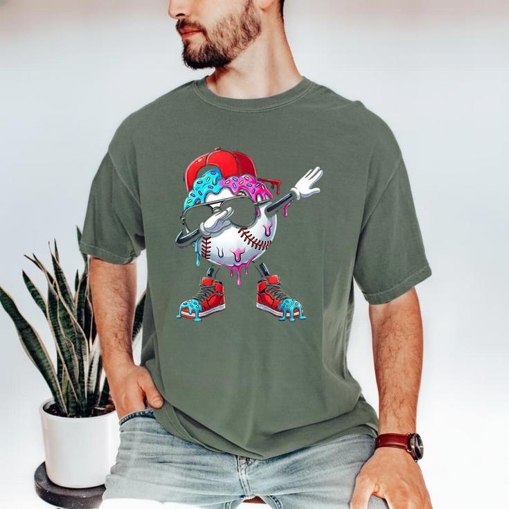 Baseball Ice Cream Drip Dabbing Sports Sprinkles For Boys Men's Comfort Colors T-Shirt Baseball Ice Cream Drip Dabbing Sports Sprinkles For Boys Men's Comfort Colors T-Shirt