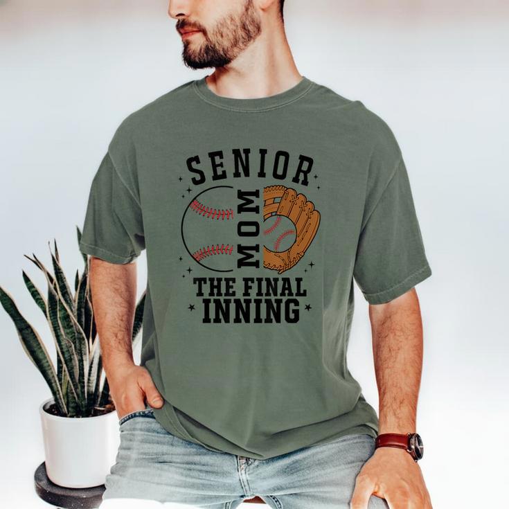 Baseball Senior Mom 2026 The Final Inning Men's Comfort Colors T-Shirt Baseball Senior Mom 2026 The Final Inning Men's Comfort Colors T-Shirt