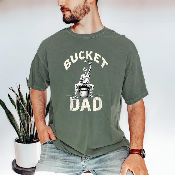 Bucket Dad Baseball Daddy Men's Comfort Colors T-Shirt Bucket Dad Baseball Daddy Men's Comfort Colors T-Shirt