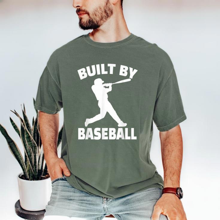 Built By Baseball Baseball For Men Women Boys Players Men's Comfort Colors T-Shirt Built By Baseball Baseball For Men Women Boys Players Men's Comfort Colors T-Shirt