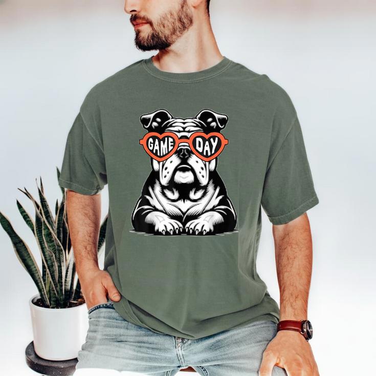 Bulldog Mascot Sports Fan Football Basketball Baseball Men's Comfort Colors T-Shirt Bulldog Mascot Sports Fan Football Basketball Baseball Men's Comfort Colors T-Shirt