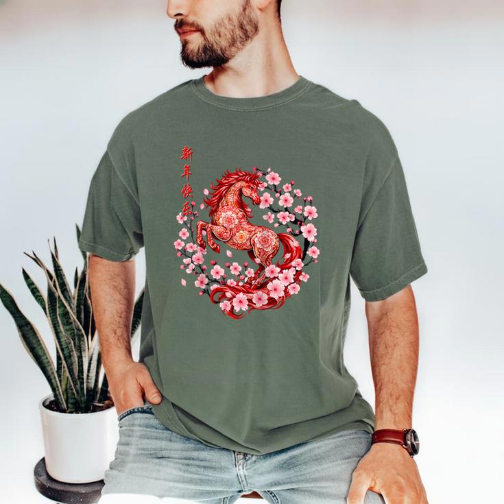 Chinese New Year 2026 Year Of The Horse Raglan Baseball Tee Men's Comfort Colors T-Shirt Chinese New Year 2026 Year Of The Horse Raglan Baseball Tee Men's Comfort Colors T-Shirt