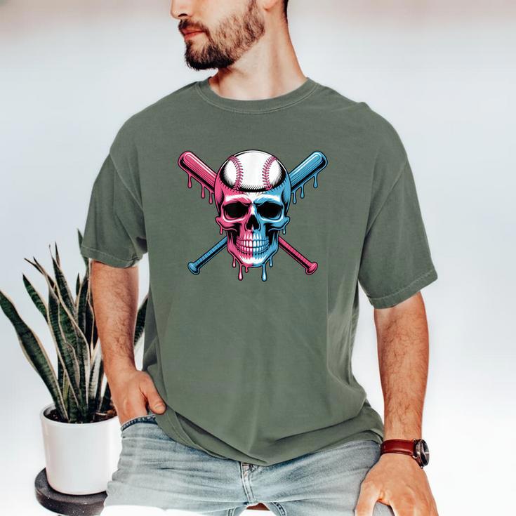 Cool Baseball Ice Cream Dripping Baseball Dad Baseball Lover Men's Comfort Colors T-Shirt Cool Baseball Ice Cream Dripping Baseball Dad Baseball Lover Men's Comfort Colors T-Shirt