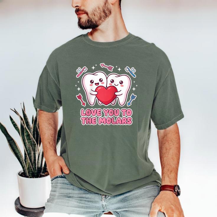 Cute Dentist Valentine Love You To The Molars Teeth Pun Raglan Baseball Tee Men's Comfort Colors T-Shirt Cute Dentist Valentine Love You To The Molars Teeth Pun Raglan Baseball Tee Men's Comfort Colors T-Shirt