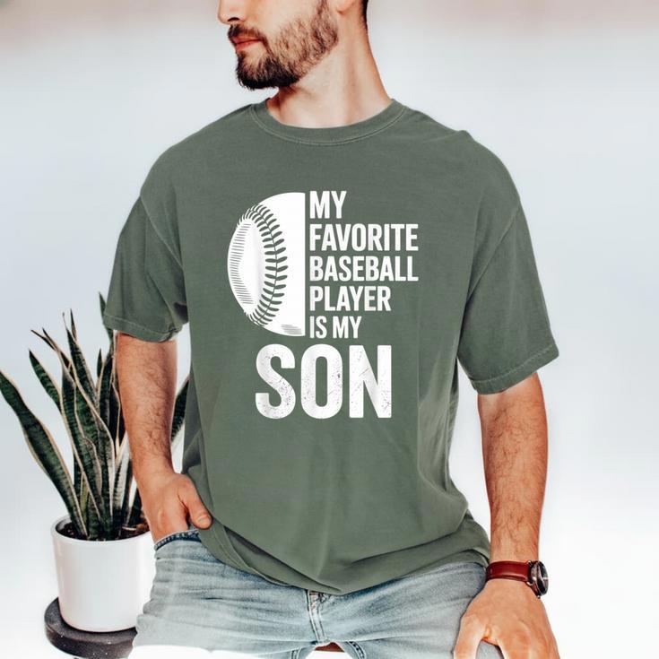 Cute Favorite Baseball Player Is My Son Women Men Men's Comfort Colors T-Shirt
