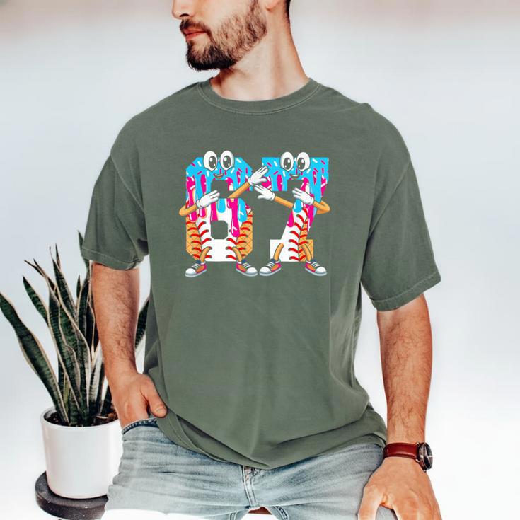 Dabbing Baseball Ice Cream Drip Number 67 Birthday Party Men's Comfort Colors T-Shirt Dabbing Baseball Ice Cream Drip Number 67 Birthday Party Men's Comfort Colors T-Shirt