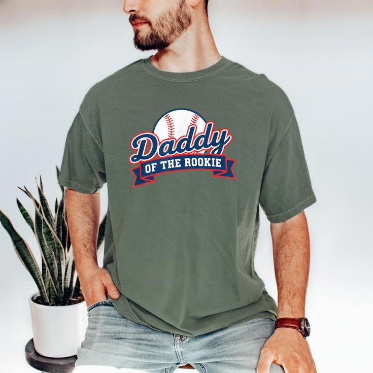 Dad Daddy Of The Rookie Baseball Men's Comfort Colors T-Shirt