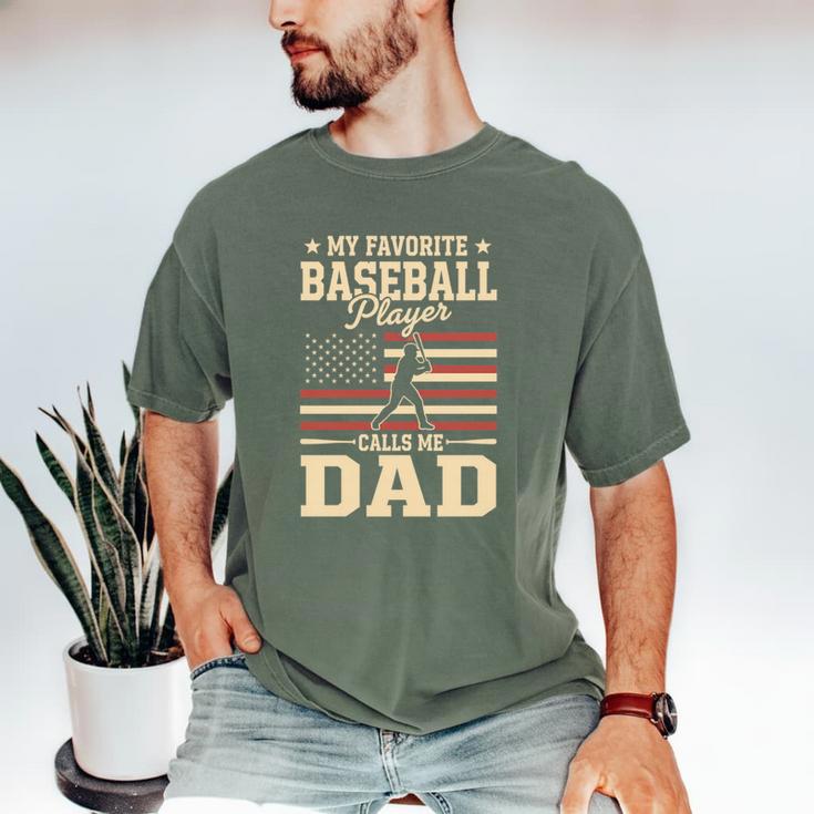 My Favorite Baseball Player Calls Me Dad Baseball Dad Premium Tri-Blend Men's Comfort Colors T-Shirt My Favorite Baseball Player Calls Me Dad Baseball Dad Premium Tri-Blend Men's Comfort Colors T-Shirt