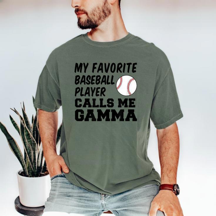 My Favorite Baseball Player Calls Me Gamma Men's Comfort Colors T-Shirt My Favorite Baseball Player Calls Me Gamma Men's Comfort Colors T-Shirt