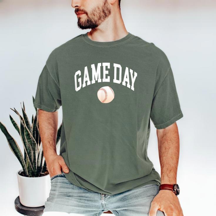 Game Day Baseball Player And Fan Graphic Men's Comfort Colors T-Shirt